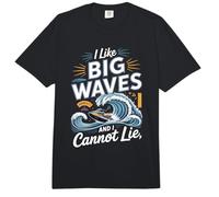 I Like Big Waves and I Cannot Lie Surf Rider Comfort Colors Adult Heavyweight T-Shirt