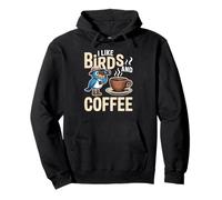 I like Birds & Coffee Cute Bird Lover Birding Pullover Hoodie