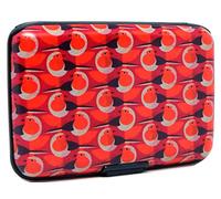 I like birds RFID blocking card wallets Aluminium Card Wallet Robin Credit Card Holder Card Safe Business Card holder Womens Mens,Red