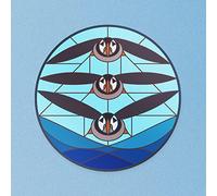 I Like Birds Static Cling Window Stickers for Glass - Puffin Suncatcher Small Stained Glass Window Stickers