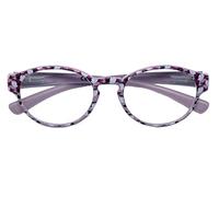 I Like Birds Women's Pink Tree Sparrow Bird 2.50 Quality Designer Reading Glasses Round Design. Sprung Hinges, TreeSparrow Plum