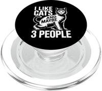 I Like Cats And Maybe 3 People PopSockets PopGrip for MagSafe