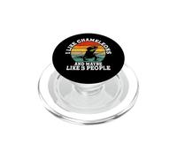 I Like Chameleons And Maybe Like 3 People Retro Vintage PopSockets PopGrip for MagSafe