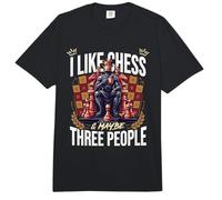 I Like Chess and Maybe Three People Chess Player Strategy Comfort Colors Adult Heavyweight T-Shirt