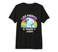 I Like Cockatoo Parrots and Maybe 3 People Premium T-Shirt