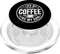 I Like Coffee Black Like My Soul PopSockets PopGrip for MagSafe