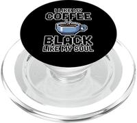 I Like Coffee Black Like My Soul PopSockets PopGrip for MagSafe