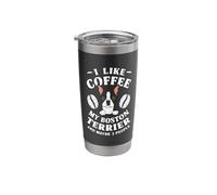 I Like Coffee My Boston Terrier and Maybe 3 People Stainless Steel Insulated Tumbler