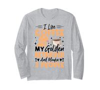 I Like Coffee My Golden Retriever and Maybe 3 People Long Sleeve T-Shirt