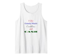 I Like Country Music Cadillacs and Cash Tank Top
