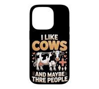 I Like Cows and Maybe Three People Farm Life Case for iPhone 14 Pro