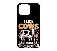 I Like Cows and Maybe Three People Farm Life Case for iPhone 16 Pro