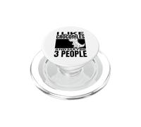 I Like Crocodiles And Maybe 3 People Funny Crocodile PopSockets PopGrip for MagSafe