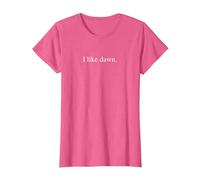 I Like Dawn T-Shirt, Women, Pink Heather, X-Small