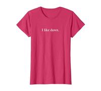 I Like Dawn T-Shirt, Women, Red Heather, XX-Large