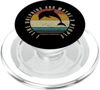 I Like Dolphins And Maybe 3 People Funny Dolphin PopSockets PopGrip for MagSafe