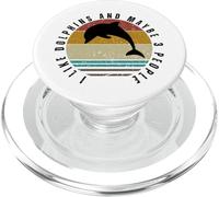 I Like Dolphins And Maybe 3 People Funny Dolphin PopSockets PopGrip for MagSafe