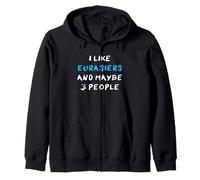 I Like Eurasiers And Maybe 3 People Eurasier Eurasian Dog Zip Hoodie