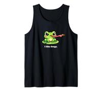 I Like Frogs, Funny Frog with a Bad Attitude Tank Top