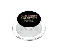 I Like Gaming And Maybe 3 People #25D1F1 PopSockets PopGrip for MagSafe