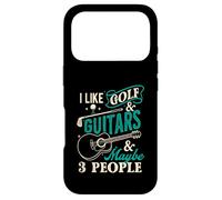I Like Golf & Guitars & Maybe 3 People - Golf Lover Golfer Case for iPhone 17 Pro