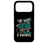 I Like Golf & Guitars & Maybe 3 People - Golf Lover Golfer Case for iPhone 17 Pro Max