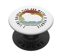 I Like Guinea Pigs And Maybe 3 People Funny Guinea Pig PopSockets Adhesive PopGrip