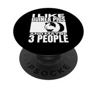 I Like Guinea Pigs And Maybe 3 People Funny Guinea Pig PopSockets Adhesive PopGrip