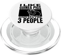 I Like Guinea Pigs And Maybe 3 People Funny Guinea Pig PopSockets PopGrip for MagSafe