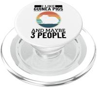 I Like Guinea Pigs And Maybe 3 People Funny Guinea Pig PopSockets PopGrip for MagSafe