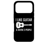 I Like Guitar & Maybe 3 People Funny Music Introvert Guitar Case for iPhone 17 Pro