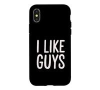 I Like Guys Single Girl Humor Dating Life Case for iPhone X/XS