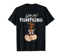 I Like Her Pumpkins She Likes My Broomstick Couple Halloween T-Shirt