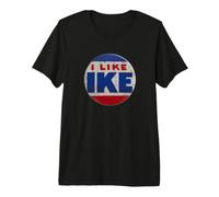 I Like IKE Dwight Eisenhower for President Vintage Campaign Premium T-Shirt