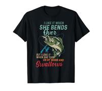 I Like it When she Bends Over but I Love it Value Graphic T-Shirt, Men, Black, S