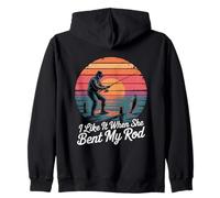 I Like It When She Bent My Rod Fishing Zip Hoodie