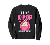 I Like Kpop And Maybe 3 People Funny Introvert Kpop Lovers Sweatshirt