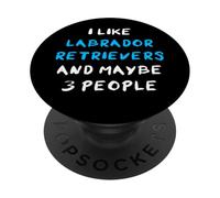 I Like Labrador Retrievers And Maybe 3 People Lab Labby PopSockets Adhesive PopGrip