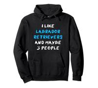 I Like Labrador Retrievers And Maybe 3 People Lab Labby Pullover Hoodie