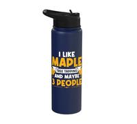 I Like Maple Tree Tapping Maple Syrup Maple Tapping Stainless Steel Insulated Water Bottle