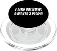 I Like Mozart & Maybe 3 People Funny Classical Music PopSockets PopGrip for MagSafe
