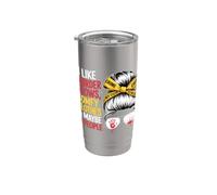 I Like Murder Shows Comfy Clothes True Crime Stainless Steel Insulated Tumbler