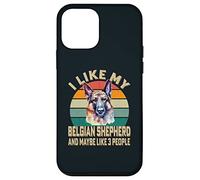 I Like My Belgian Shepherd Dog and Maybe 3 People Retro Case for iPhone 12 mini