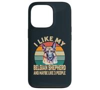 I Like My Belgian Shepherd Dog and Maybe 3 People Retro Case for iPhone 13 Pro