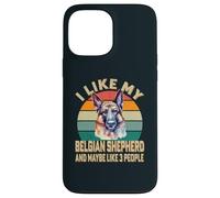 I Like My Belgian Shepherd Dog and Maybe 3 People Retro Case for iPhone 13 Pro Max