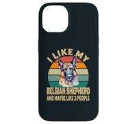 I Like My Belgian Shepherd Dog and Maybe 3 People Retro Case for iPhone 14