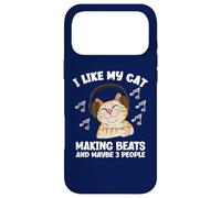 I Like My Cat Making Beats And 3 People Funny Music Producer Case for iPhone 17 Pro Max