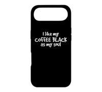 I Like My Coffee Black As My Soul Humor Coffee Drinker Funny Case for iPhone Air