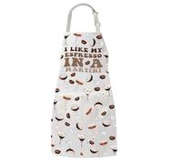 I Like My Espresso In A Martini Kitchen Apron Beach Espresso Martini Party Gift Cocktail Lover Gift bartender Apron (IN A 2a)