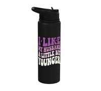 I Like My Husband A Little Bit Younger Stainless Steel Insulated Water Bottle